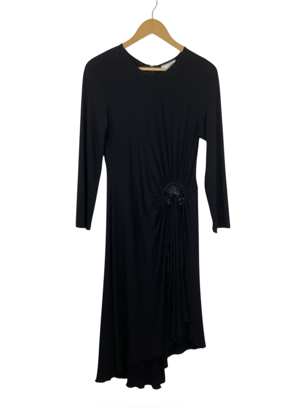 Joseph Ribkoff Beaded Draped Dress Size 12